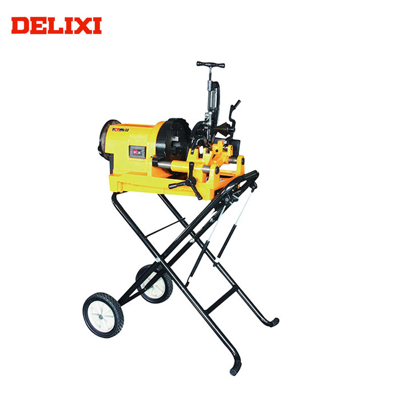 DELIXI DLX80C1 1/2 "до 3" 1500 Вт энергосберегающие водопроводные трубы делая машину 3 дюймов стальной трубы Threading машины