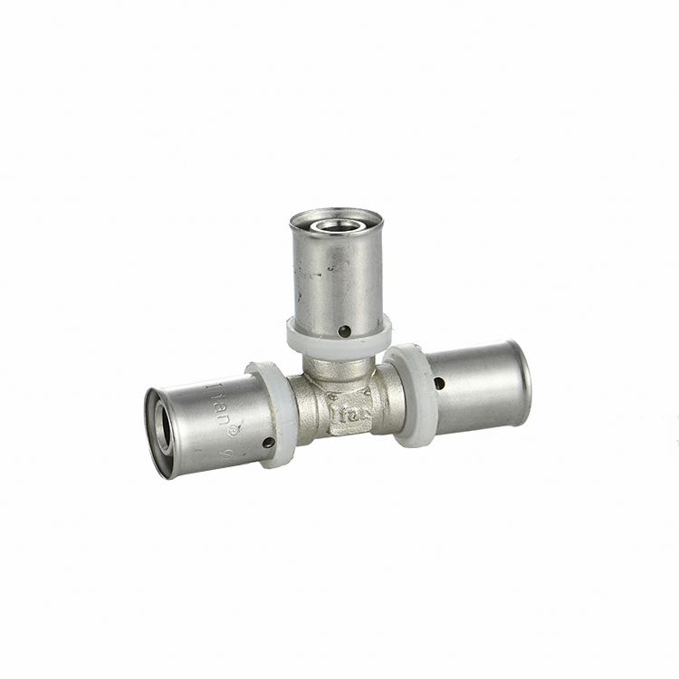 Ifan high quality brass press fitting tee elbow pex al pex pipe fitting