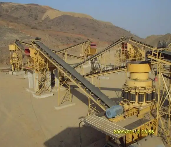 40-200 t/h stationary stone crusher plant price for sale
