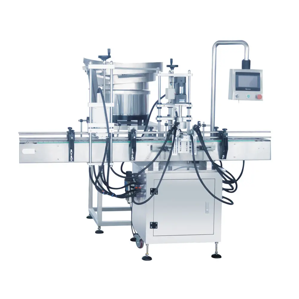 Lianyuan-X1 Automatic Linear type Bottle Capping Machine For Plastic