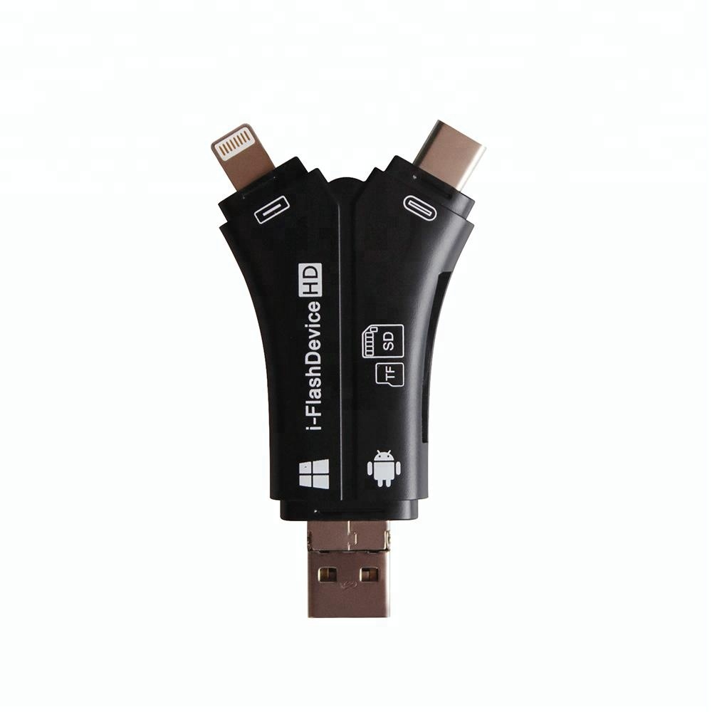Для походов бездорожья и программа просмотра устройство для чтения SD USB C кард-ридер