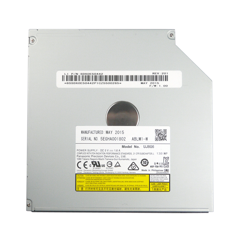 Ноутбук тонкий dvd-rw привод Panasonic UJ 8G6 ABLM1-W