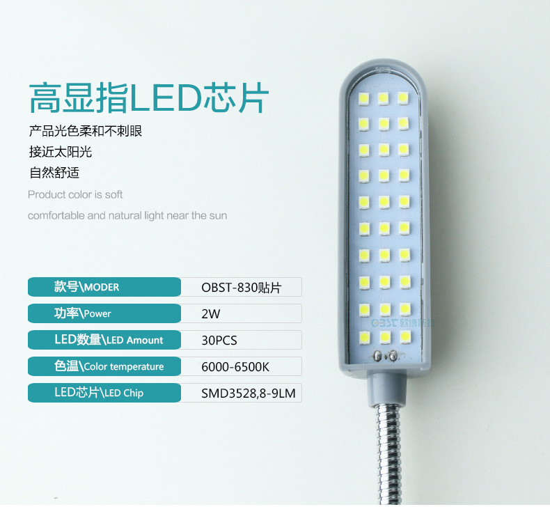 2w SMD городская швейная машина лампа