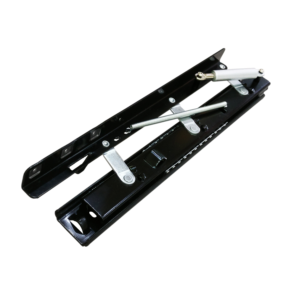 Extending dining table slide for four leg lifting base table