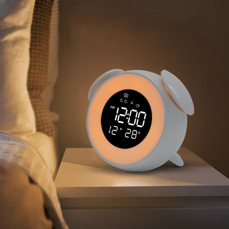 Изменение цвета Wake Up закат, игрушка для детей, пробуждения световой сигнализации часы для детей