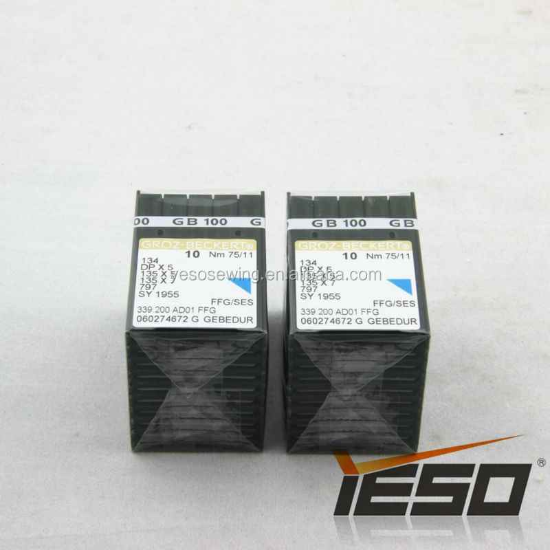 134 DPx5 135x5 135x7 797 SY1995 Nm 75/11 игла для шитья Groz-Beckert, сделано в германии