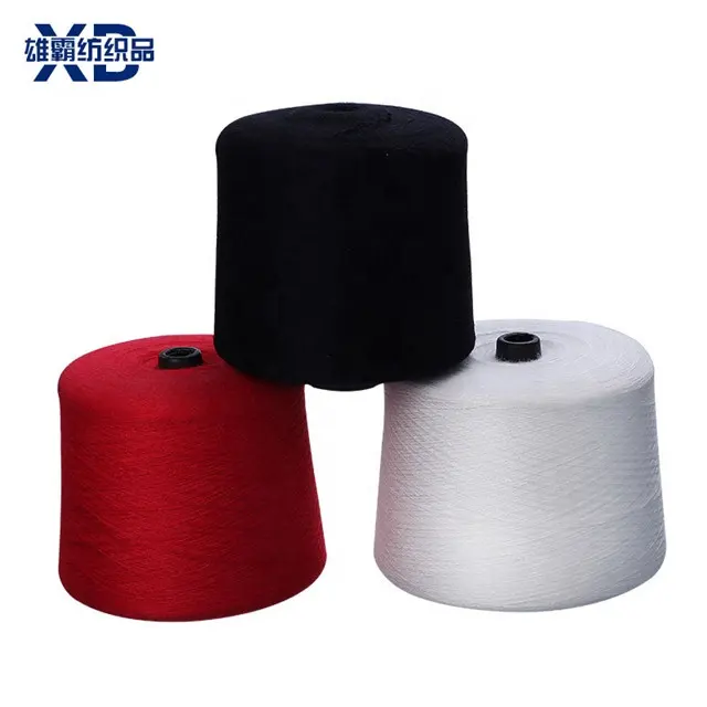 viscose ring spun yarn can be customized for direct sale by color manufacturers 54 rayon 18 nylon 28 polyester Core spun yarn