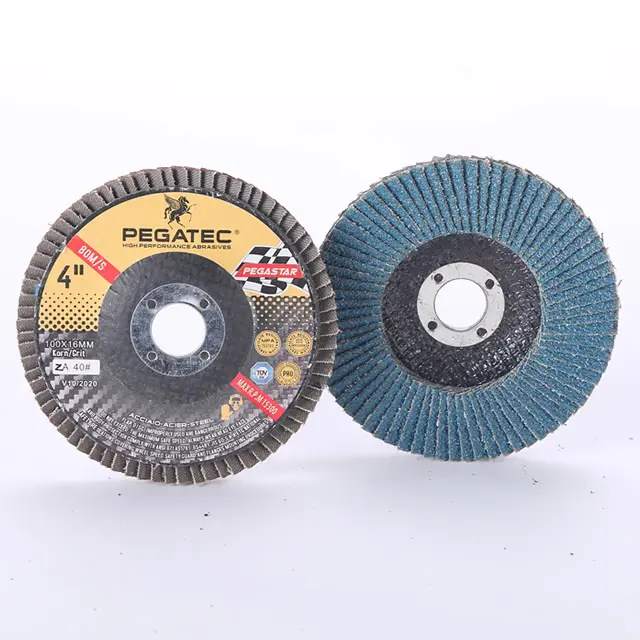 4" 100x16mm COST SERIES China zirconia flap disc