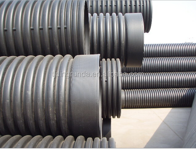 Дренажная труба HDPE гофрированный перфорированный