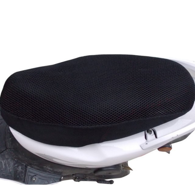 Black color breathable motorcycle seat cover price
