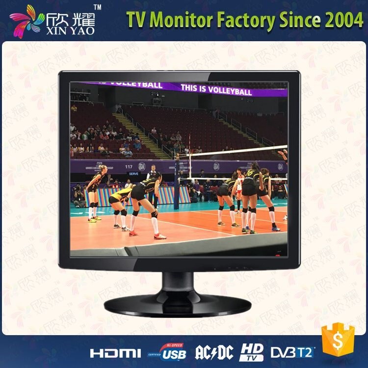 15 дюймов широкоформатный 4:3 ЖК-монитор LED/pc tv функции/белый черный цвет