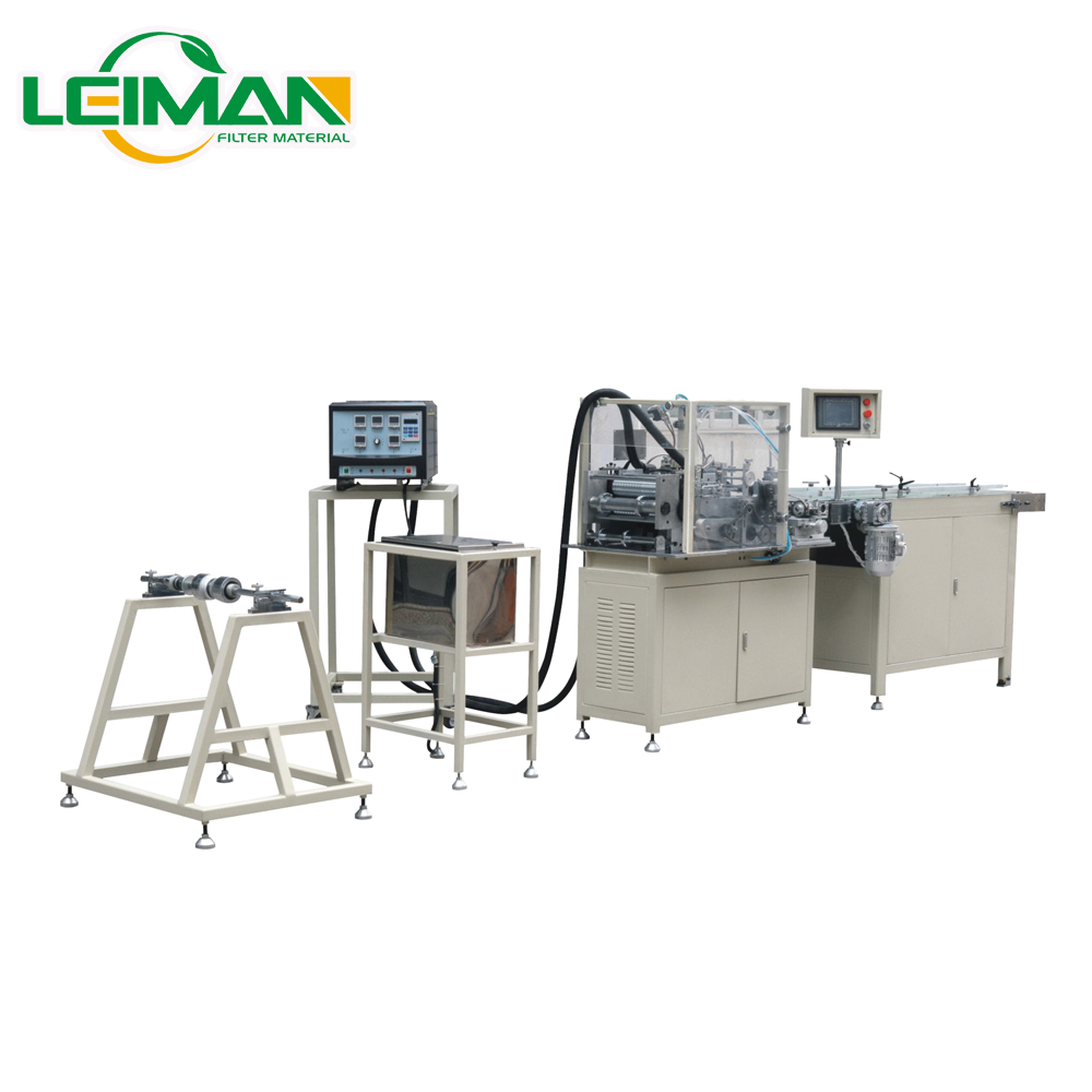 Eco масляный фильтр машины PLPG-350 роторный бумажный плиссировку с клеемазальная машина