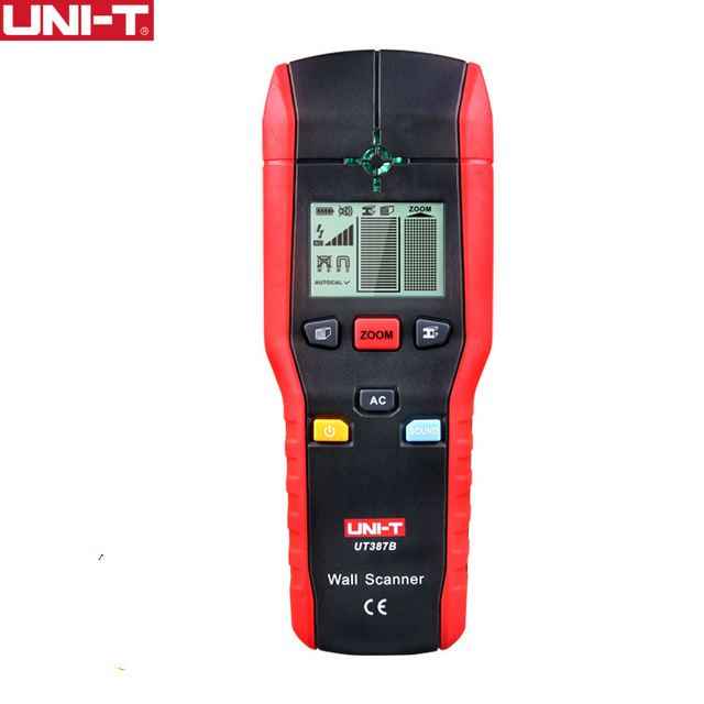 UNI-T UT387B Самый дешевый металлоискатель, настенный детектор металла, дерево, AC кабель Finder сканер