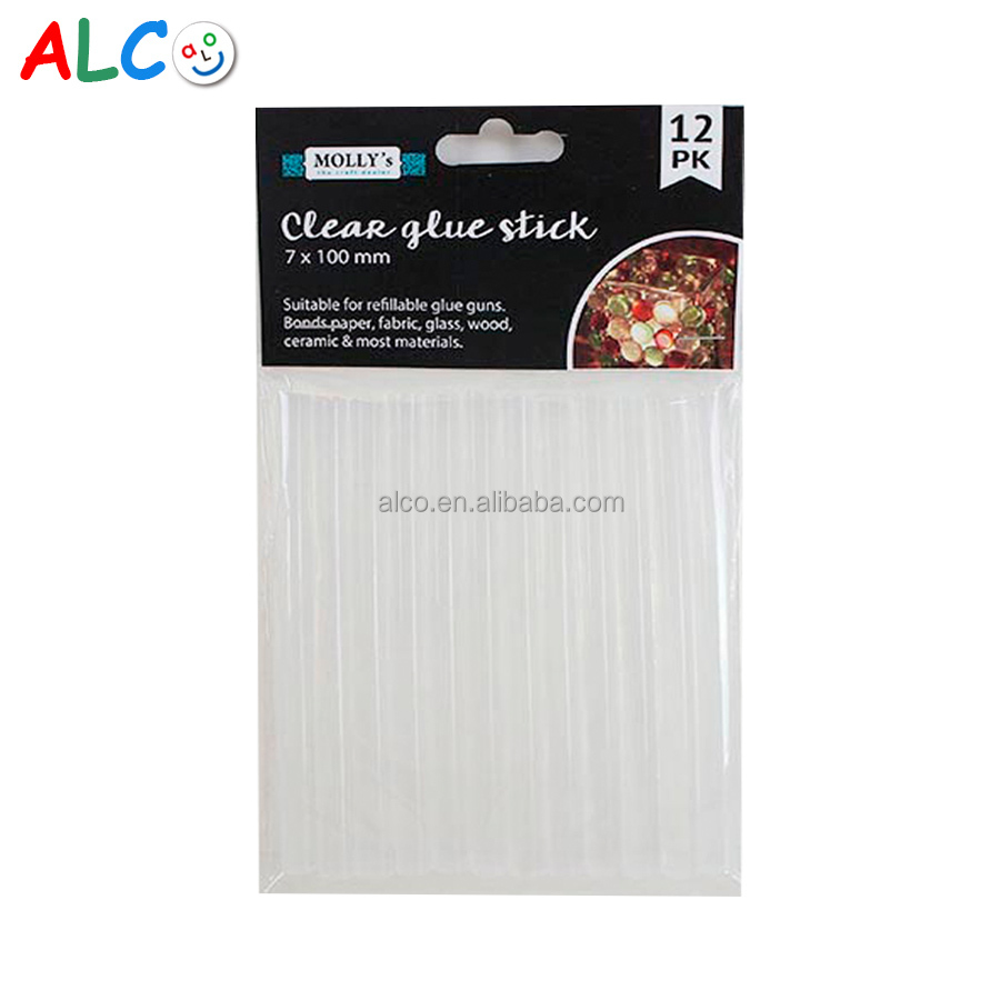 Molly's Clean Transparent Hot Melt Glue Sticks Suitable for DIY