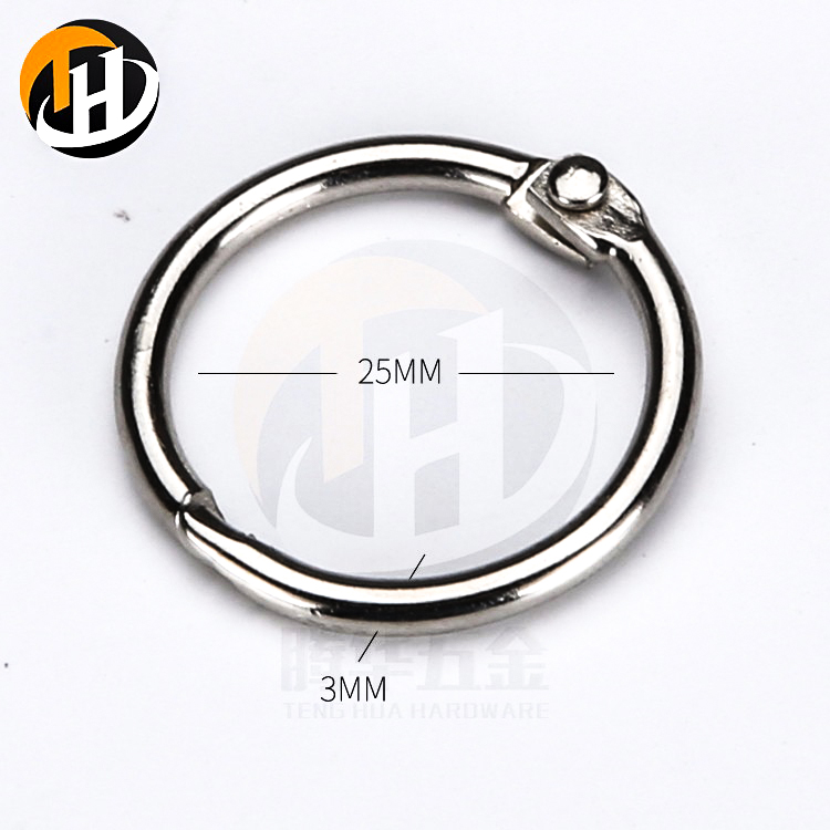 Book Ring Binder Ring Custom Personalized Clip Binder Buckle Book Ring For DIY Calendar