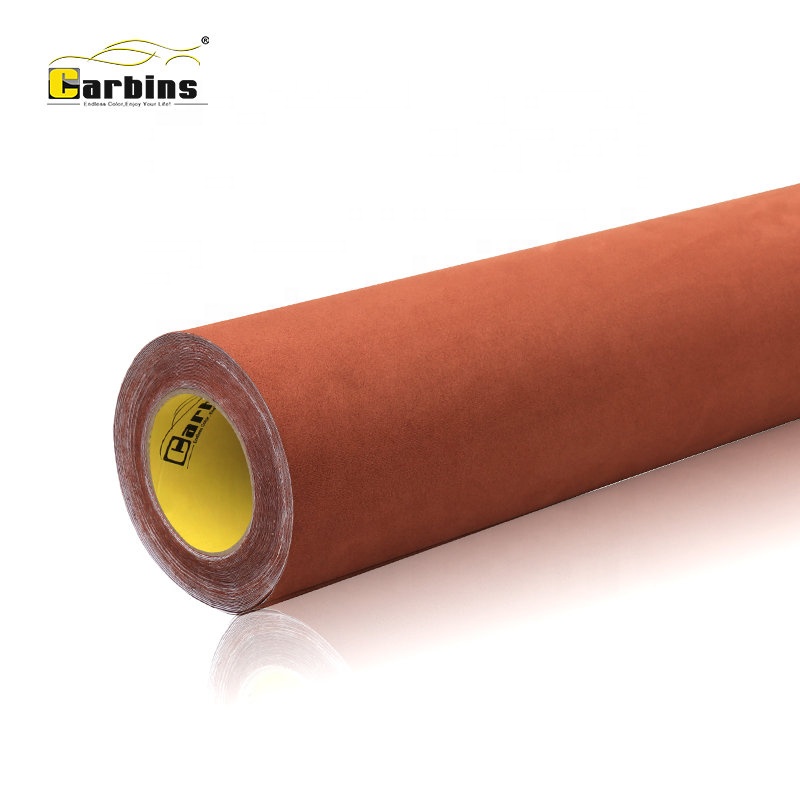 Carbins 1,42*15 м, полноразмерные автомобильные наклейки, украшение, интерьерная ткань, лучший мягкий, шоколадный, коричневый, замшевый, бархатный, виниловая пленка для автомобиля