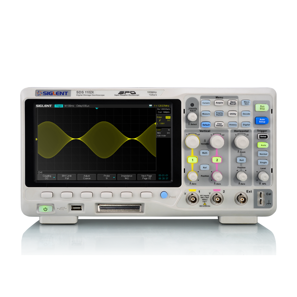 Новый цифровой осциллограф SIGLENT SDS1102X, 100 МГц, высокая производительность и низкая стоимость!
