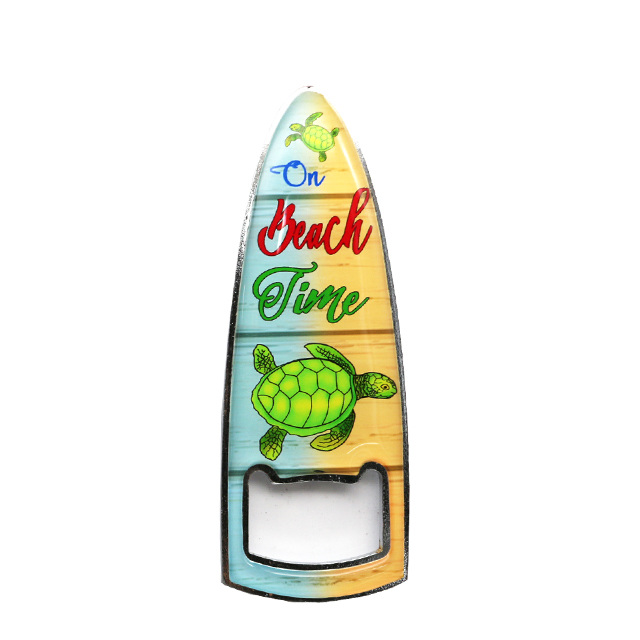 surfboard shape zinc Alloy bottle opener