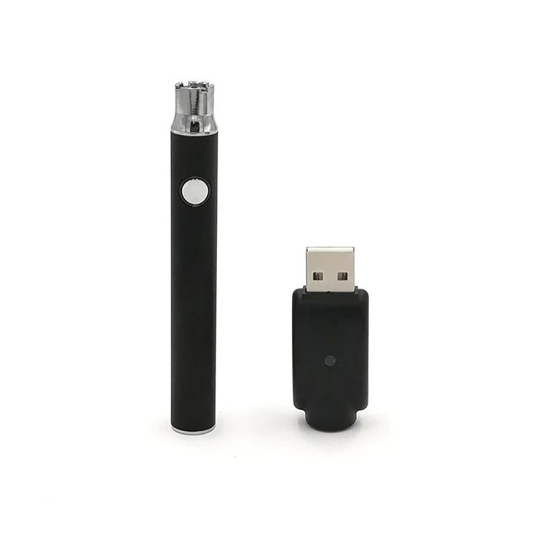Vertex Vape батарея USB зарядное устройство Комплект 350 мАч 510 нитки Preheat испаритель батарея электронных сигарет Vape ручка VV батареи для форсунок