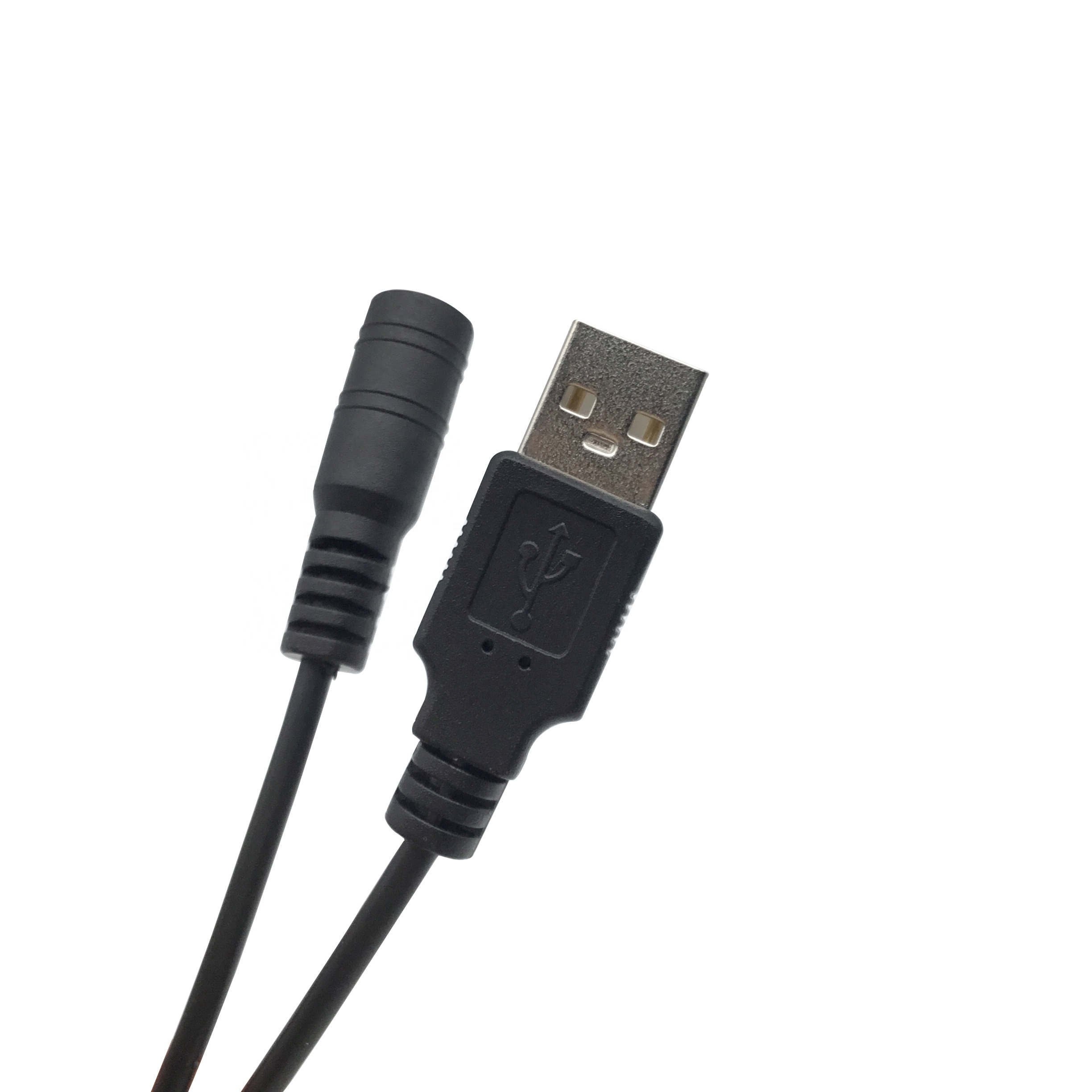Высококачественный USB A Male к 5,5*2,1 Female Удлинительный кабель постоянного тока
