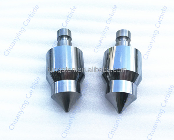 Solid tungsten carbide valve parts valve stem