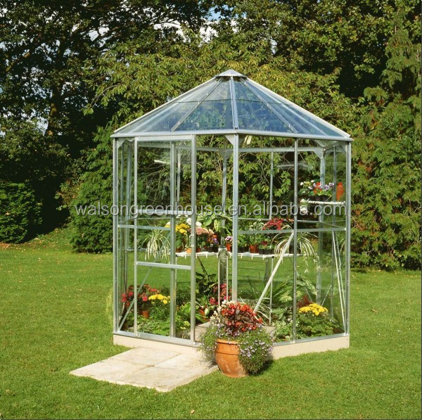 Industrial Commercial Tropical Galvanized Steel Garden Greenhouse