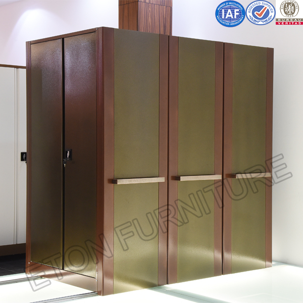 Anti-tilt Steel Sliding Movable File Cabinet for Library Office Supply