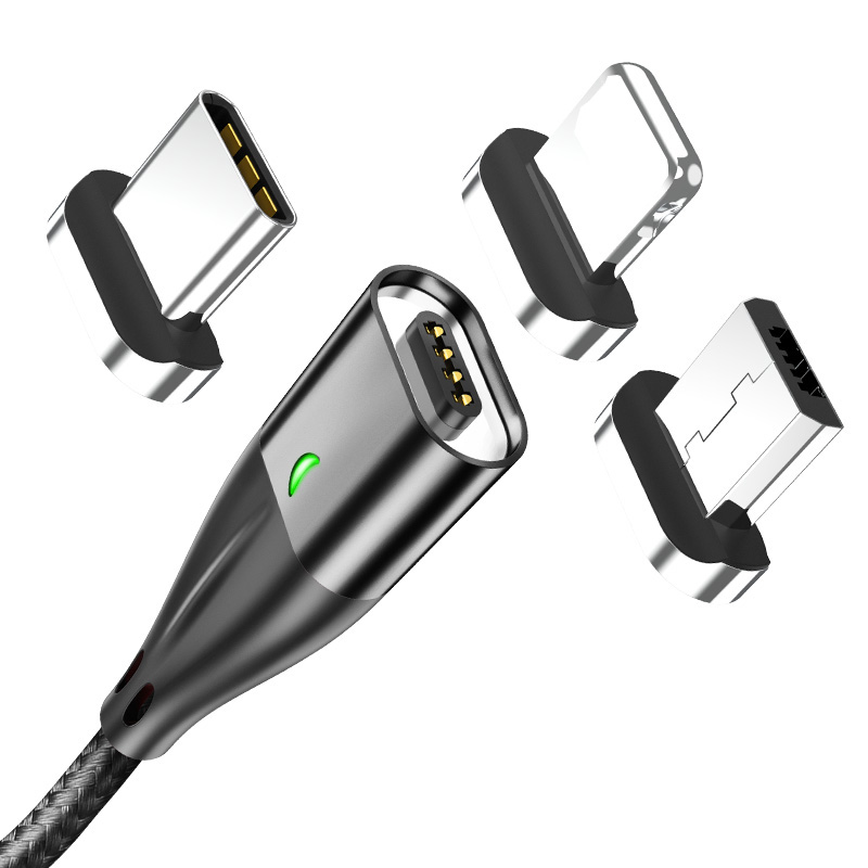 Бесплатная доставка TOPK AM61 1M 18W QC3.0 Магнитный USB кабель