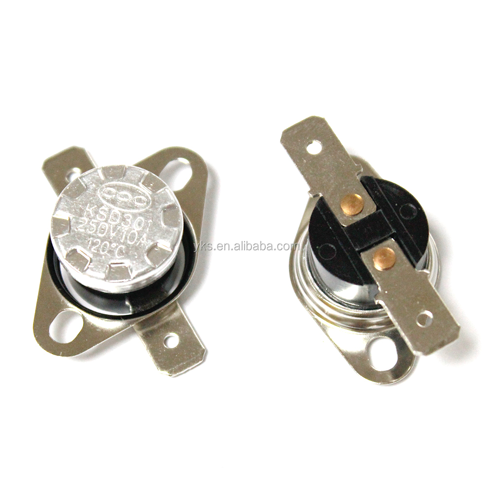 FSTB KSD301 250V 5A/10A/16A биметаллический Термовыключатель