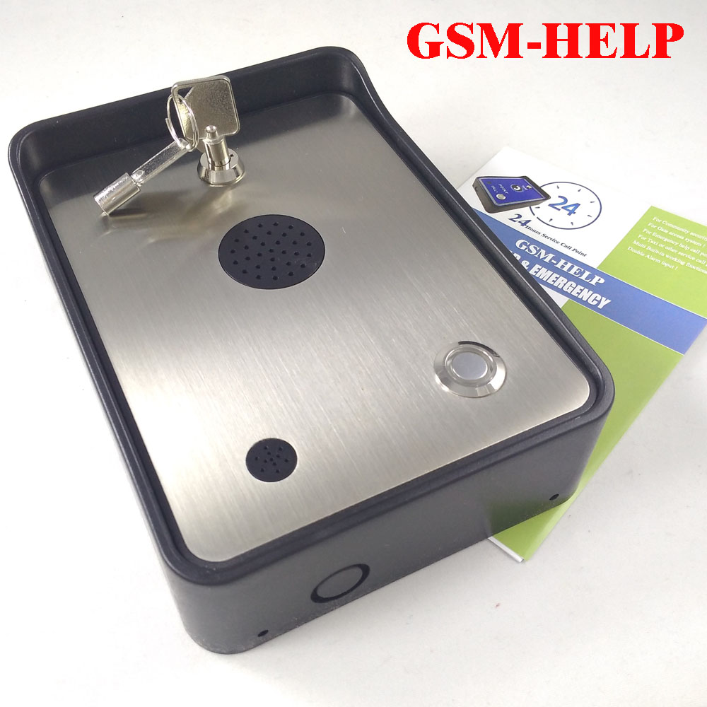 Аварийная точка помощи GSM/GSM аудио сервис домофон телефон без использования рук