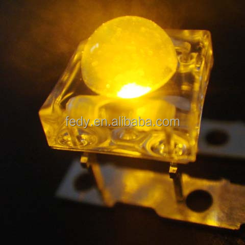 Ультра яркий 588-595nm суперфлюс LED Желтый 5 мм Piranha LED