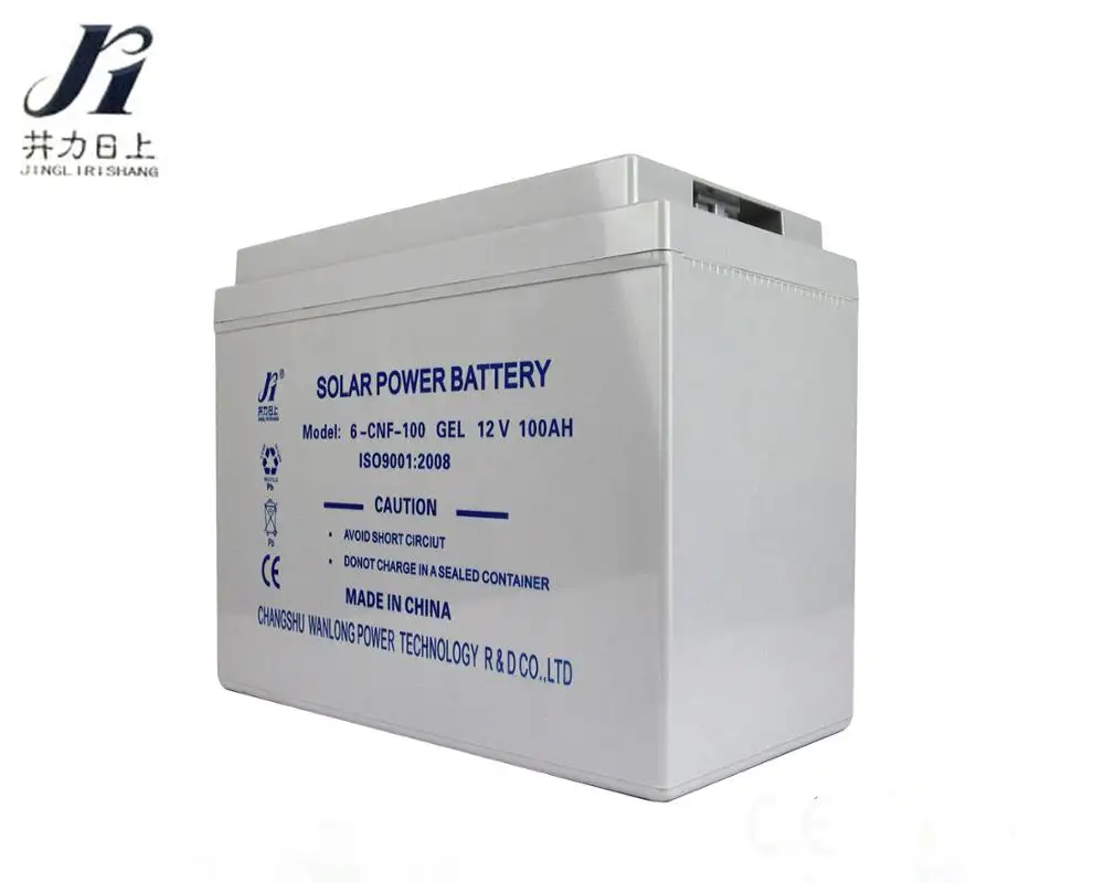 Solar gel 12v 100ah deep cycle battery