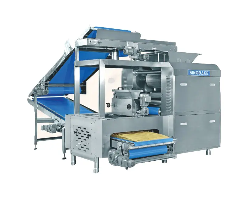 Fully automatic complete biscuit line for laminated soda crackers