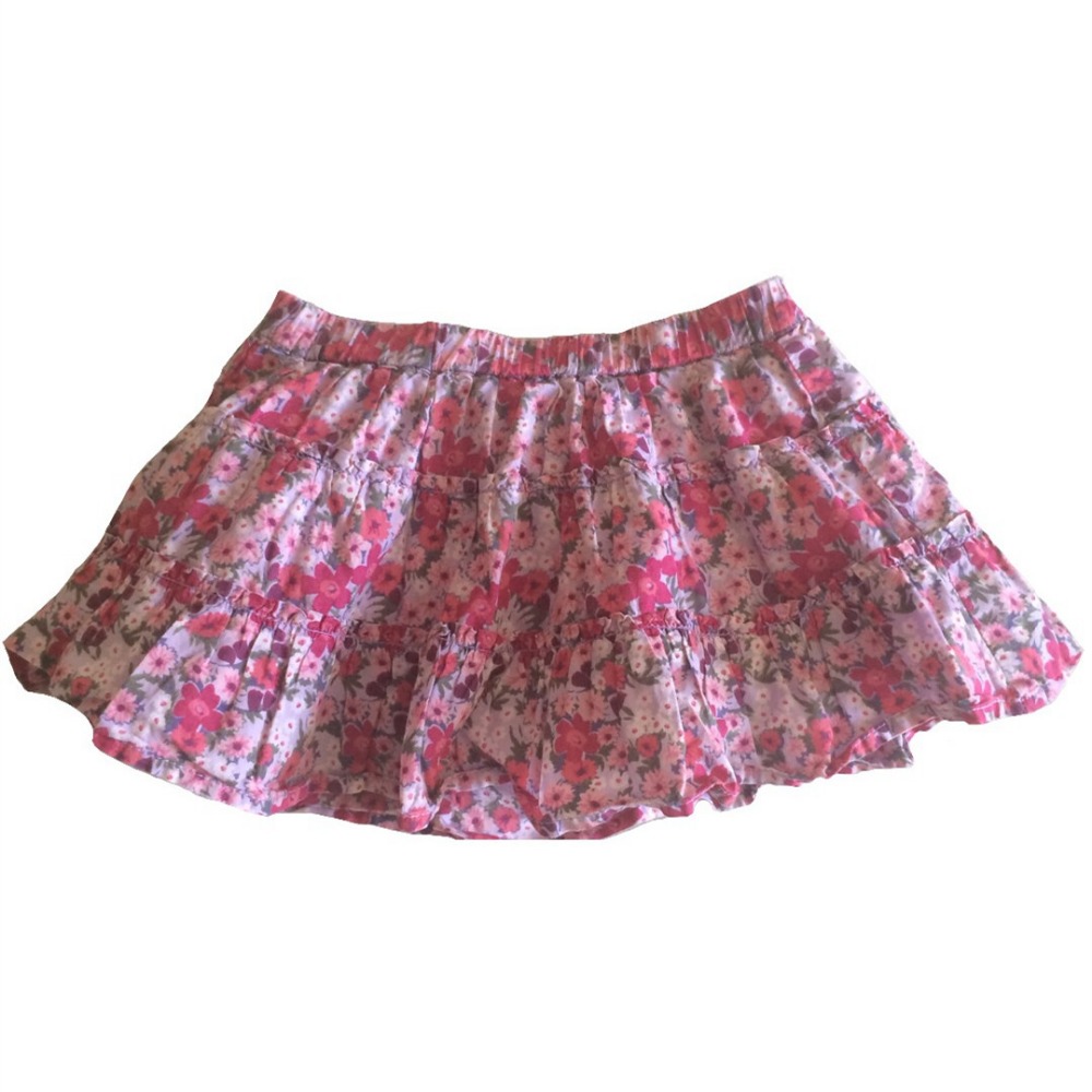 Baby Pink Цветочные Юбка