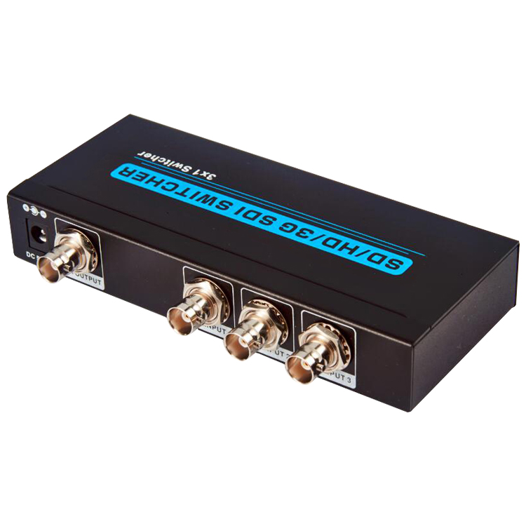 3x1 HD SDI Переключатель удлинитель конвертер монитор камера видеокамера DV DVR 3G SDI переключатель