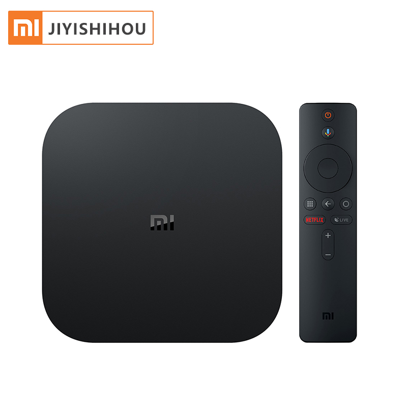Глобальная версия Xiaomi Mi TV Box S Smart 4k HD Android 8,1 Smart интернет-бокс S для ТВ