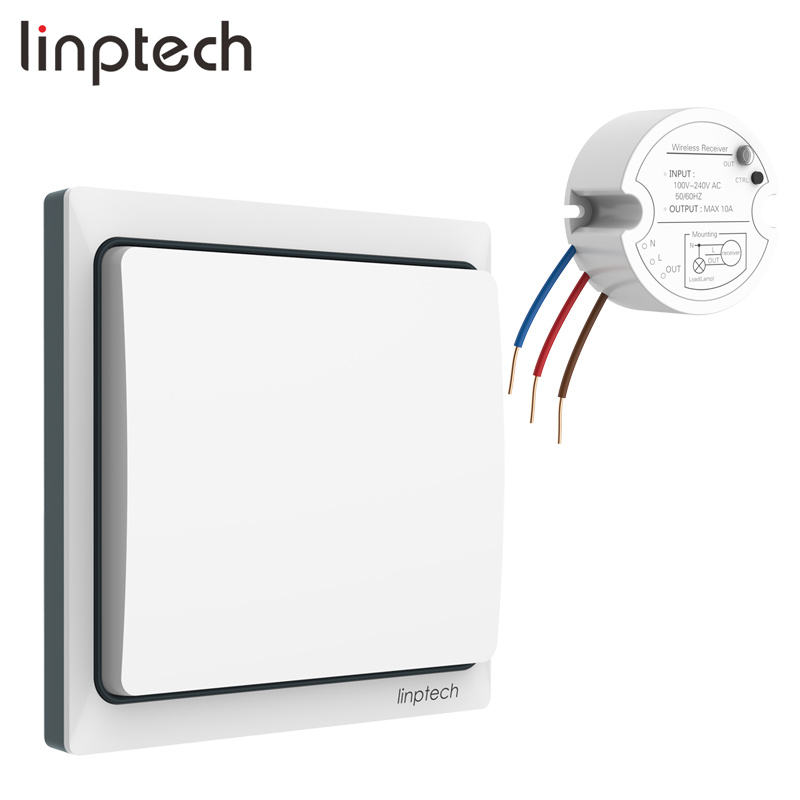 Linptech K4RW1 комплект Смарт домашнее освещение с помощью светодиодов интеллигентая (ый) Пульт дистанционного управления Переключатель 1000 Вт беспроводной пульт дистанционного управления Переключатель питания 120v/220v/240v