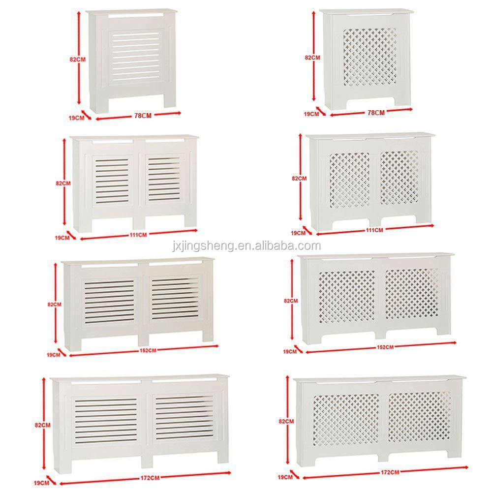 White Painting Mdf Radiator Cabinet Radiator Cover