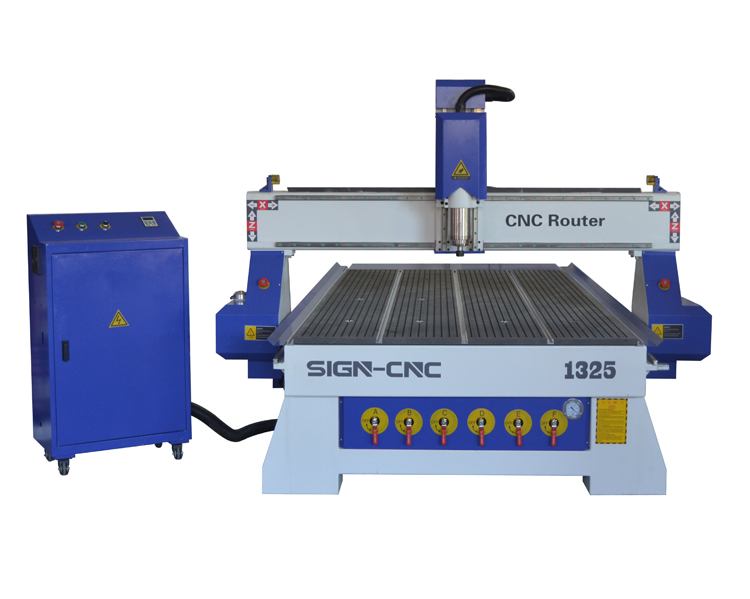 5.5kw 7.5KW вакуумный насос 1325 CNC деревообрабатывающий режущий маршрутизатор для мебели шкафа