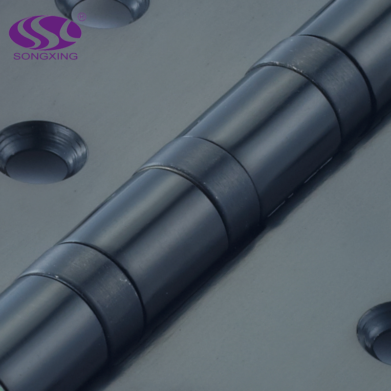 4 ball bearing door hinge with black paint electroplating