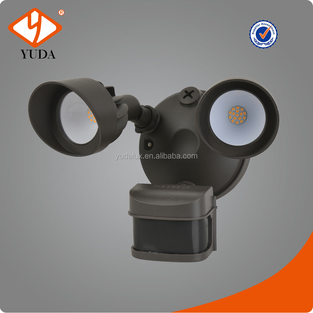 LED Motion Sensor Two-head Security Flood Light