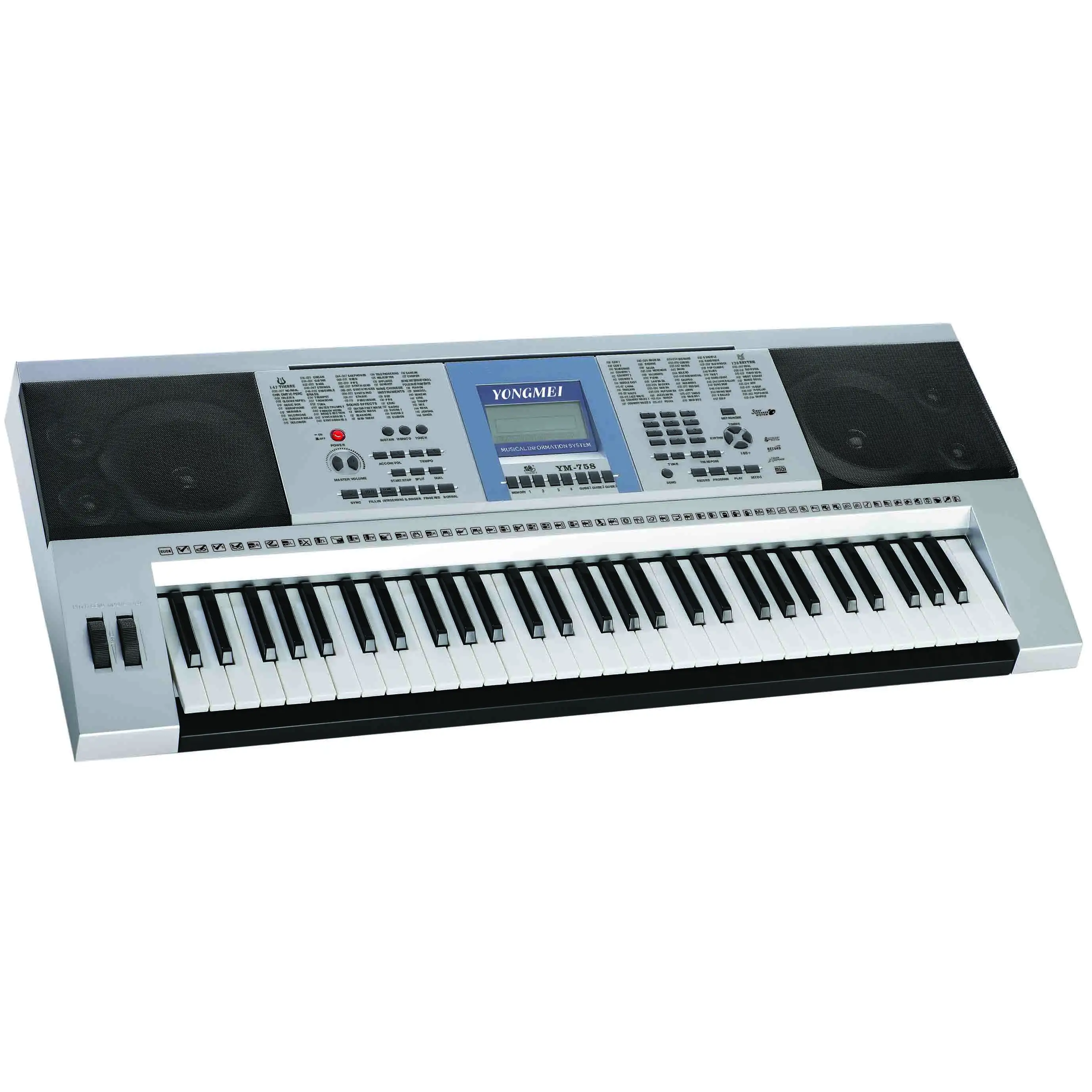 61 Keys LCD Display  Electronic Keyboard Piano Music Instrument with MIDI function