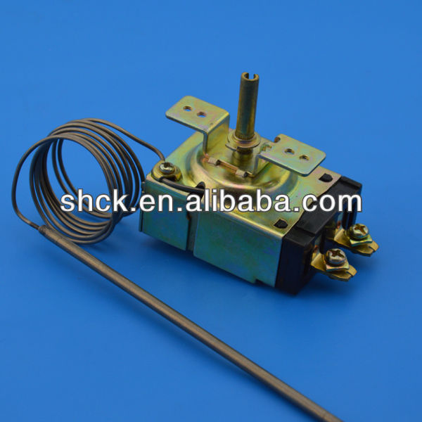 Water heater capillary thermostat