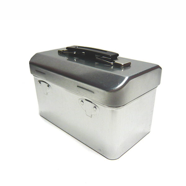 High Quality Rectangular Mini Luxury Metal Lunch Matt Tin Box for Sale Promotion Tin Box Gift Box Packaging