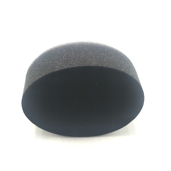 High quality softer sponge foam with velvet die cut round shape foam insert for jewelry box insert