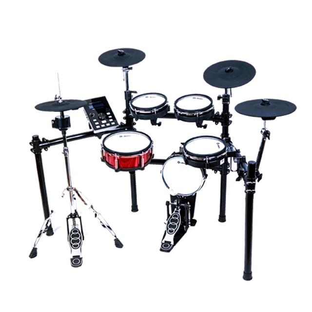 Лимон T650 9-piece mesh head Деревянный snare цифровой барабан набор электронный барабан с барабаном стул