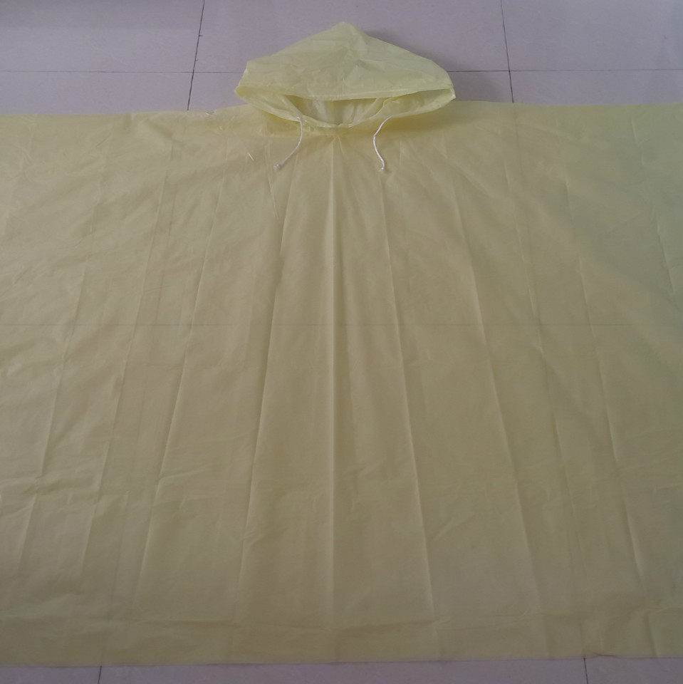 Cheap Yellow PEVA Poncho