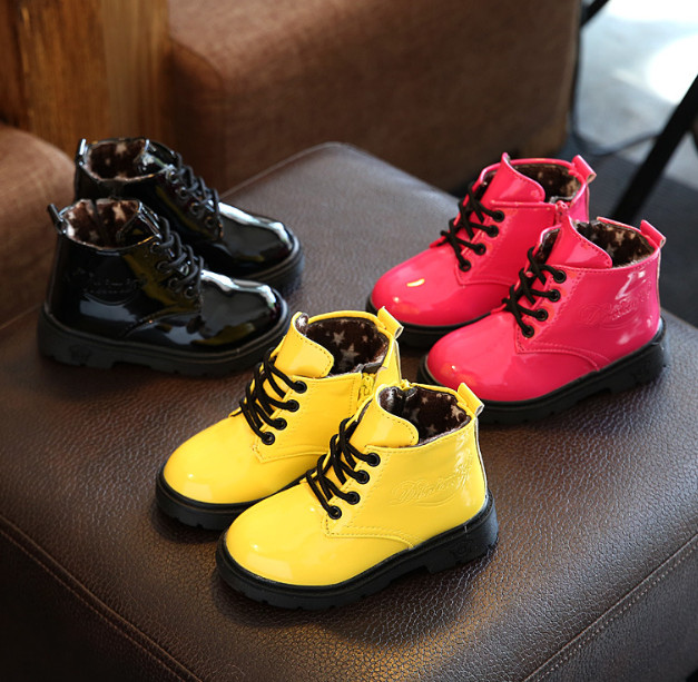Children boots fashion Girl boots cashmere