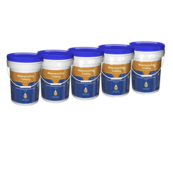 JS waterproofing coating Mixed with Liquid and Powder waterproof paint