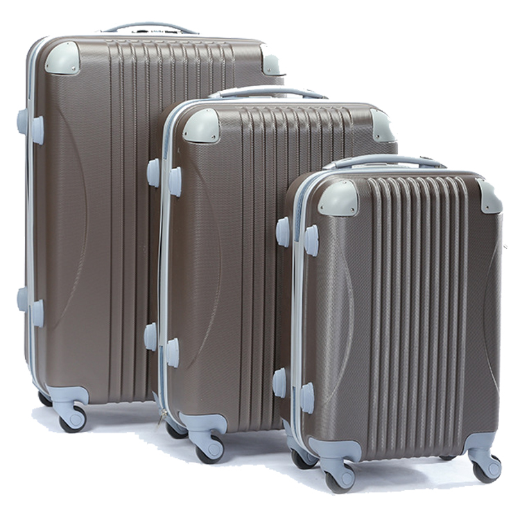 20 24 28 inch fashion ABS travel suitcase lightweight hardshell universal wheel 3 pcs trolley luggage set